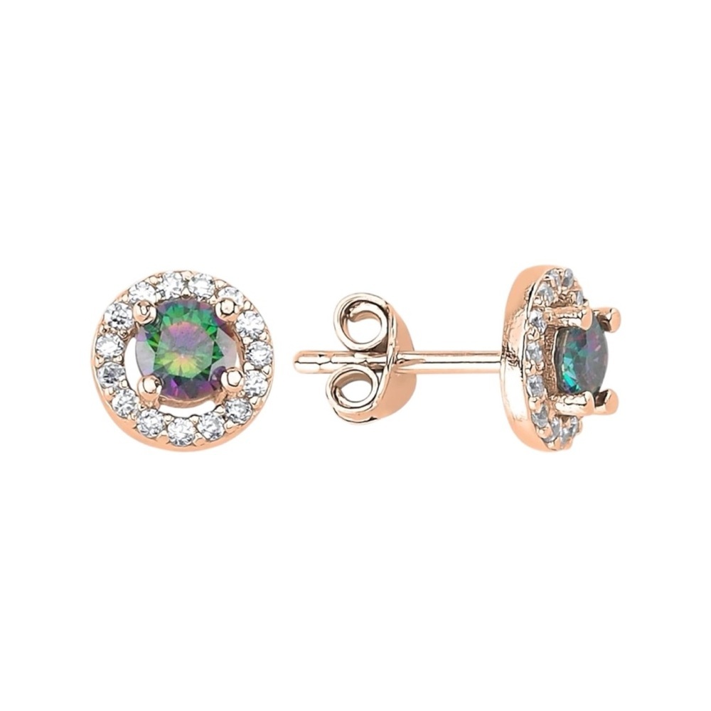 Fine Jewelry Mystic Topaz Earrings
